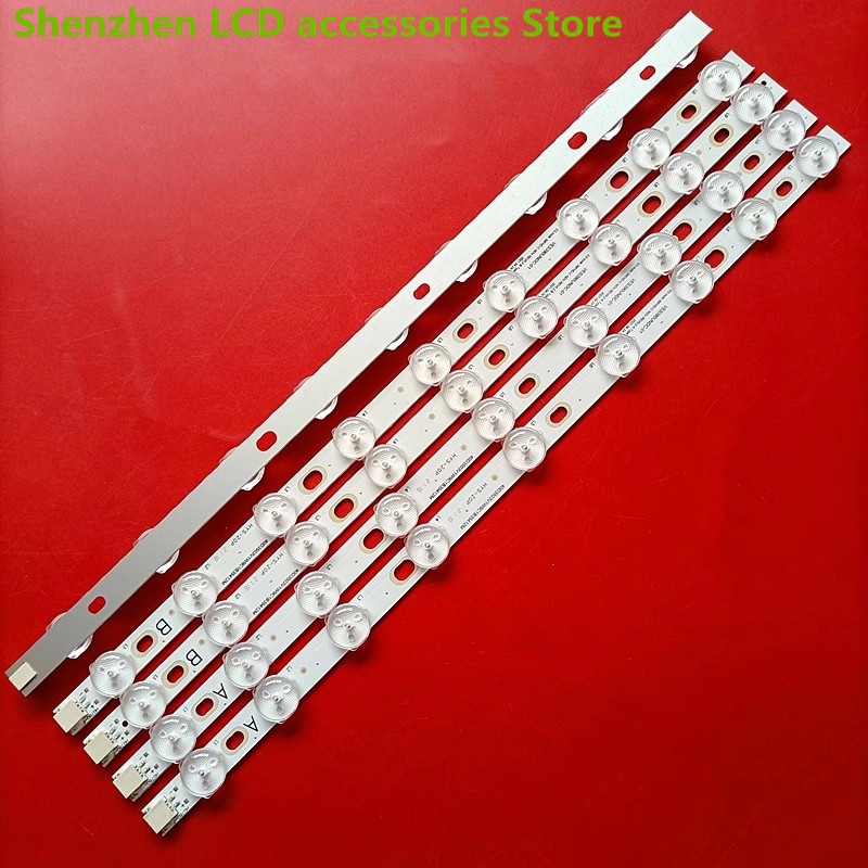 LED strip for TD-SYSTEMS 40" TV K40DLV2F TELEFUNKEN D40F185N3C VES390UNDC 01 40 BMS DLED 0.36A U5R7 YE PAR LT-39C740 353 mm 3V