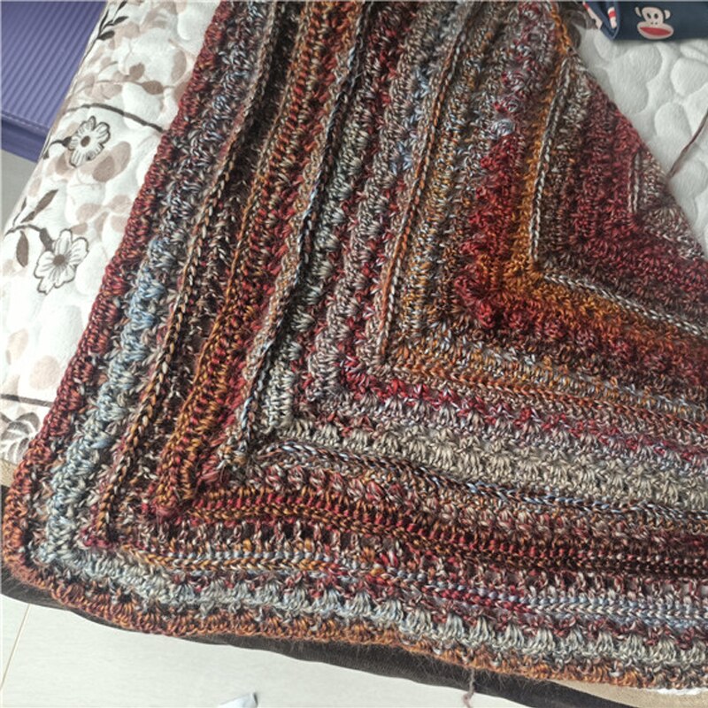 500G Vintage Stijl Acryl Wol Dikke Ijsland Garen Lange Ruimte Dye Geleidelijke Verandering Hand Gehaakte Breien Weave Draad x3376