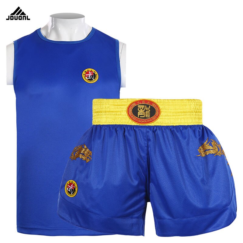 Mma muay thai boxningsshorts barn kvinna och man kickboxningsbyxor sanda wushu kungfu trunks boxningsdräkter