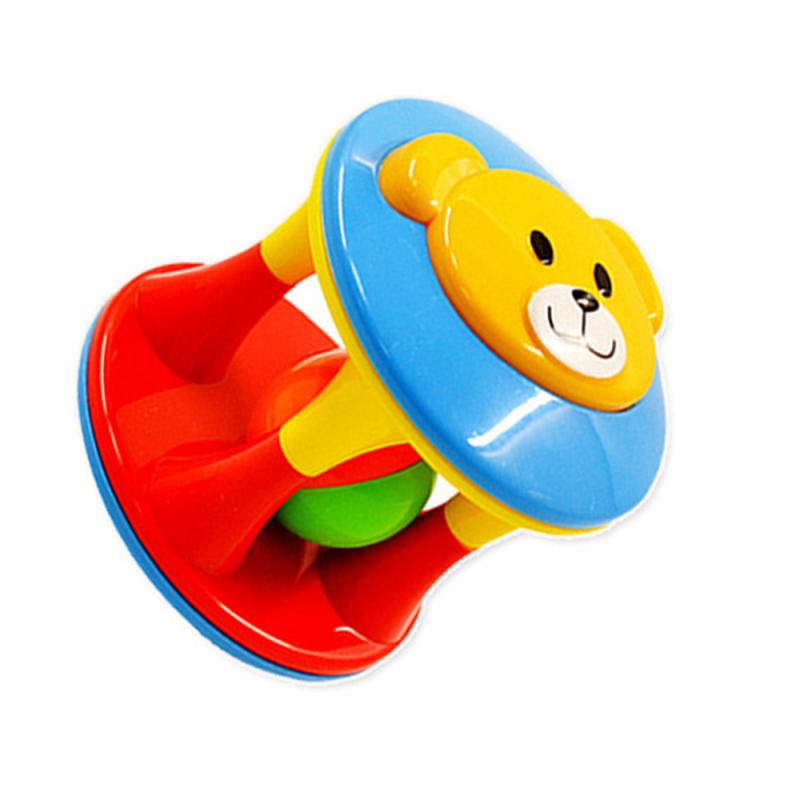 Baby Pädagogisches Spaß Doppel-geleitet Bär Hand Glocken Ball Entwicklung Kind Intelligenz Ausbildung Griff AufkläSprosse Interaktive Spielzeug