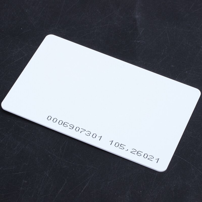 Badge d&#39;identification pour accès EM4100 150 kHz RFID, 125 pièces