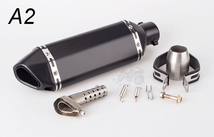 36-51mm Universal Motorcycle Exhaust Modified Muffler Pipe Universal for Exhaust ATV Scooter Dirt Pit Bike Motocross: A2 STICKER