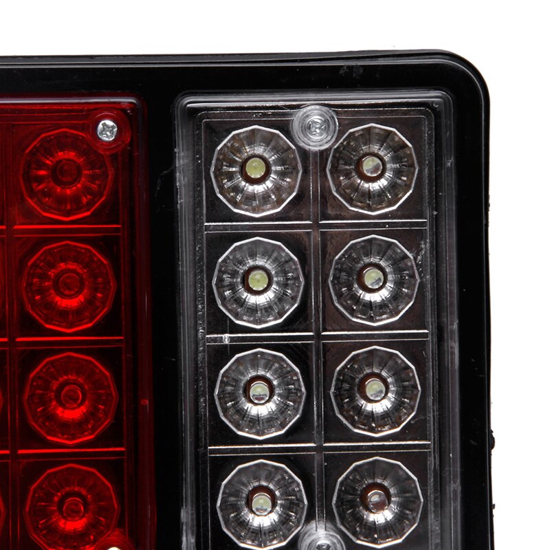 3 farver 12v baglygte baglygte campingvogn til led trailer ude vandtæt  m2ed
