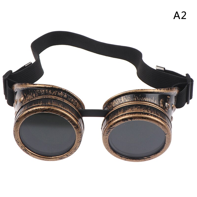 Nowe mody przyjazdu okulary w stylu klasyczny Steampunk gogle spawania punk okulary Cosplay marka projektant: B