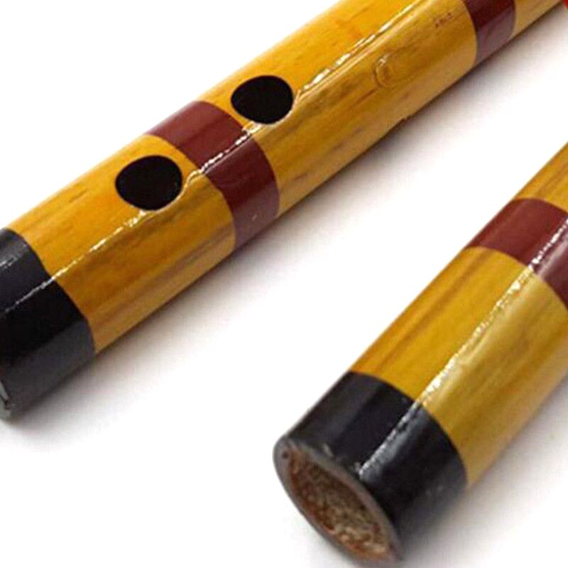 Flauta de bambú, instrumento Musical hecho a mano para estudiantes principiantes, SMR88, 1 unidad, novedad