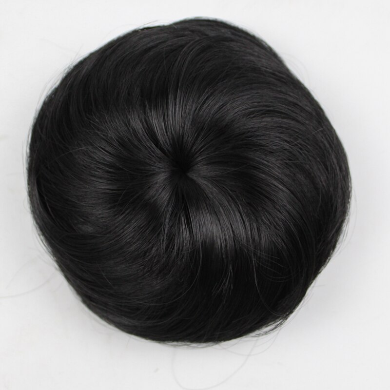 Vreugde &amp; Beauty 16 Kleur Krullend Chignon Hittebestendige Synthetische Clip In Hair Extensions Diameter 12 Cm Voor Vrouwen