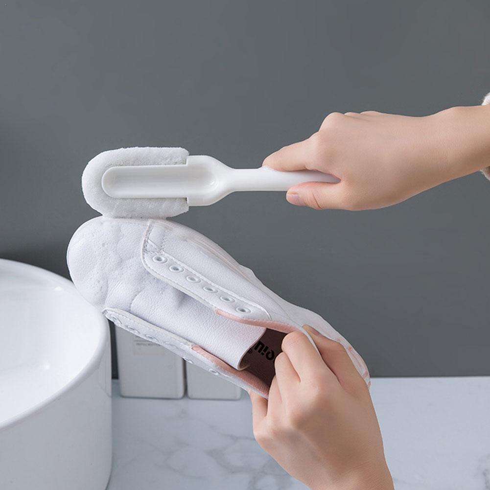 1pc Long Handle Soft Shoe Brush Cleaning Supplies Multifunctional Decontamination Household Foaming Brush Shoe Bru N7M6