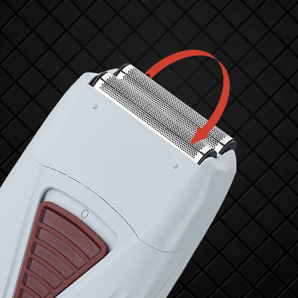 Electric Shaver For Men Twin Blade Waterproof Reciprocating Cordless Razor Finish Rechargeable Shaving Machine Barber Trimmer