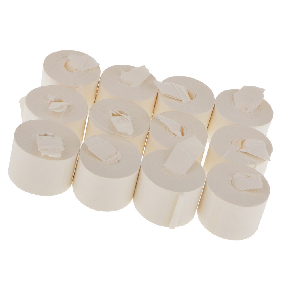 Magic Trick Paper Coil - 12 Pieces - 19 Meters - White - Beginner Stage Illusion Tool