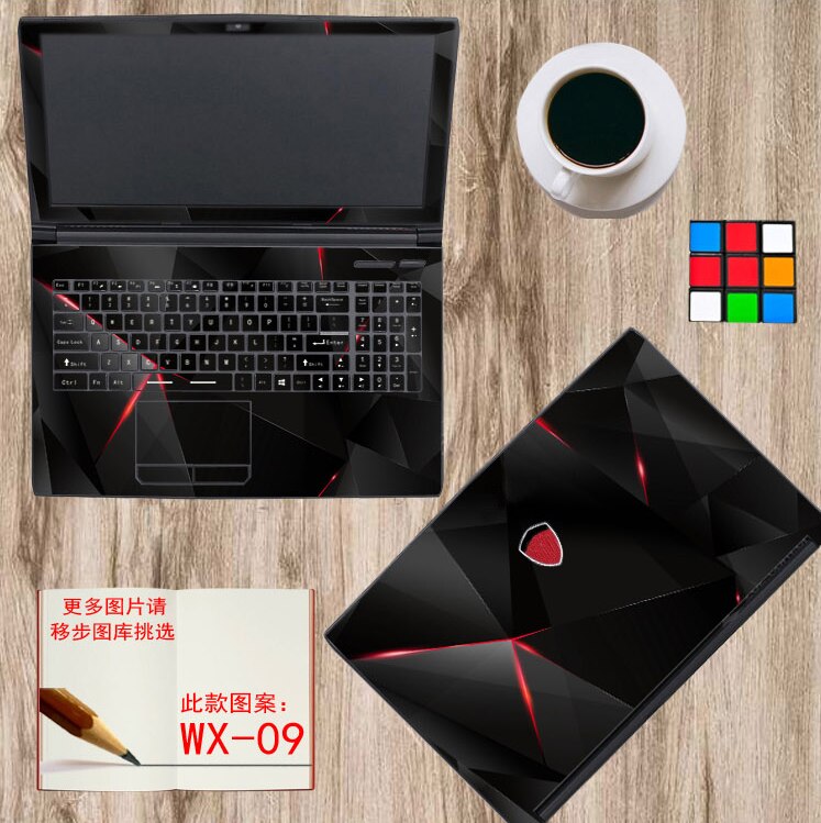 Color film Laptop Sticker Decal Skin Cover Protector for MSI GS66 15.6": WX-09