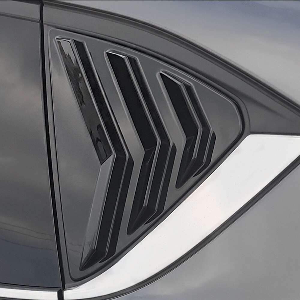 Auto Styling 2 Stuks Abs Zwart Achterruit Driehoek Luiken Cover Trim Voor Mazda CX-5 CX5 Accessoires