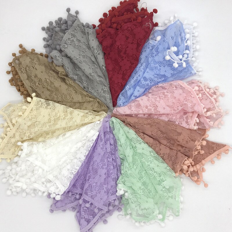 Accessoires de photographie pour -nés | Couverture florale en dentelle, avec glands, accessoires Photo pour bébés, 40cm x 40cm