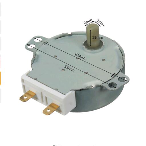 Motor de CA de 220V-240V, 4W, 50Hz, CW/CCW para plato giratorio de microondas Panasonic, Motor sincrónico de TYJ50-8A7, eje D, 4 RPM, 1 ud.