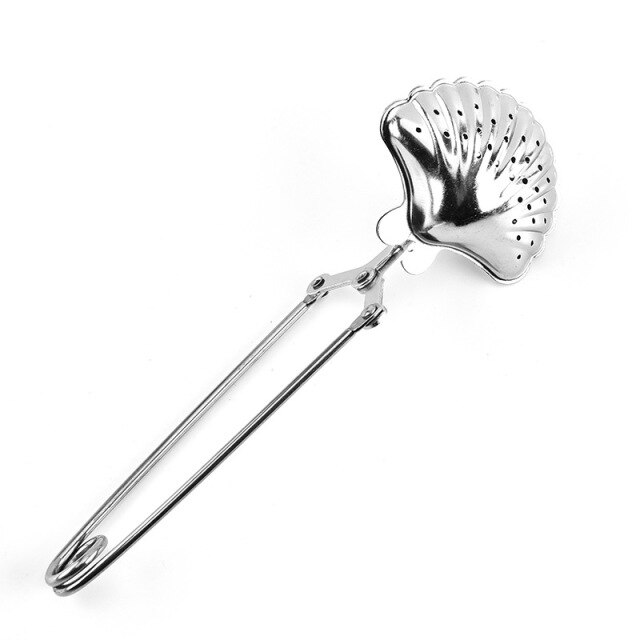Heart Shape Stainless Steel Tea Infuser Sphere Mesh Tea Ball Bulk Tea Filter Diffuser Handle Seasoning Strainer Teapot Gadgets: Shell