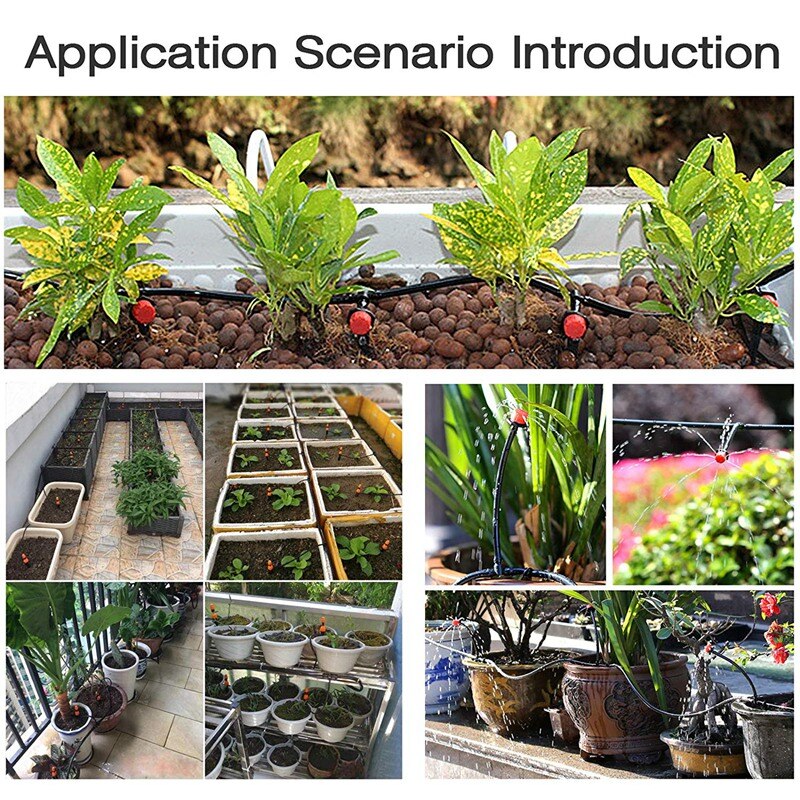 Best 30M Meter 1/4 Inch Blank Distribution Pipe Drip Irrigation Hose Garden Watering Pipeline