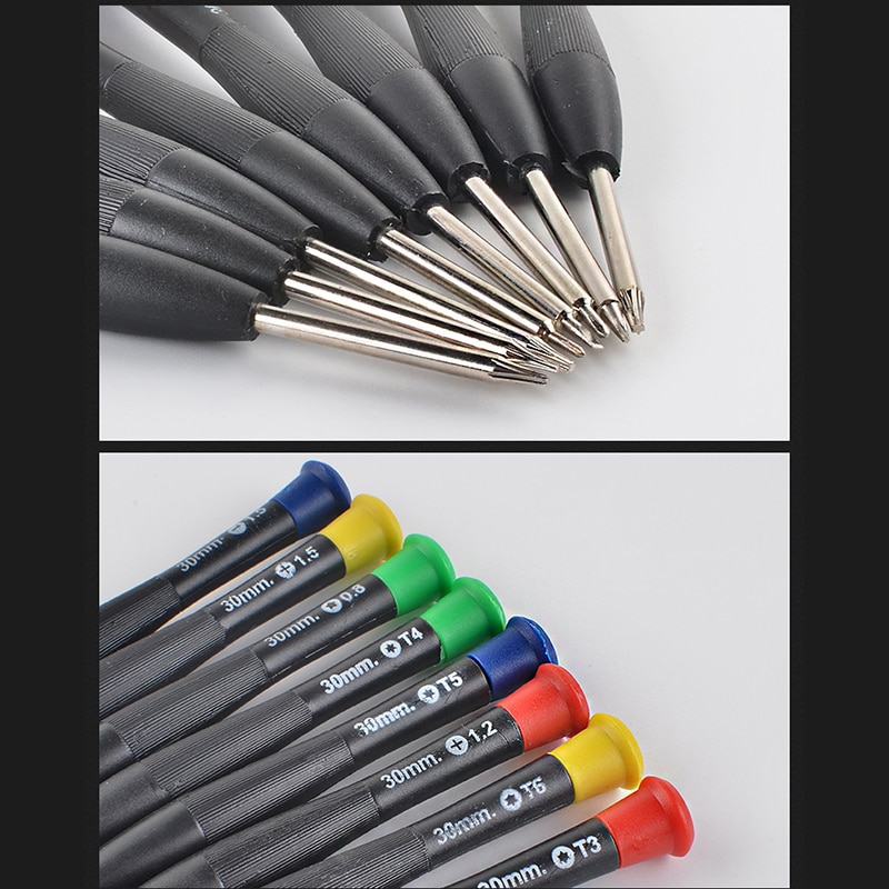 8 In 1 Screwdriver Kit, Durable Practical Cross Screwdriver Plum Screwdriver Repair Set T For Mobile Phone PC DIY Repair