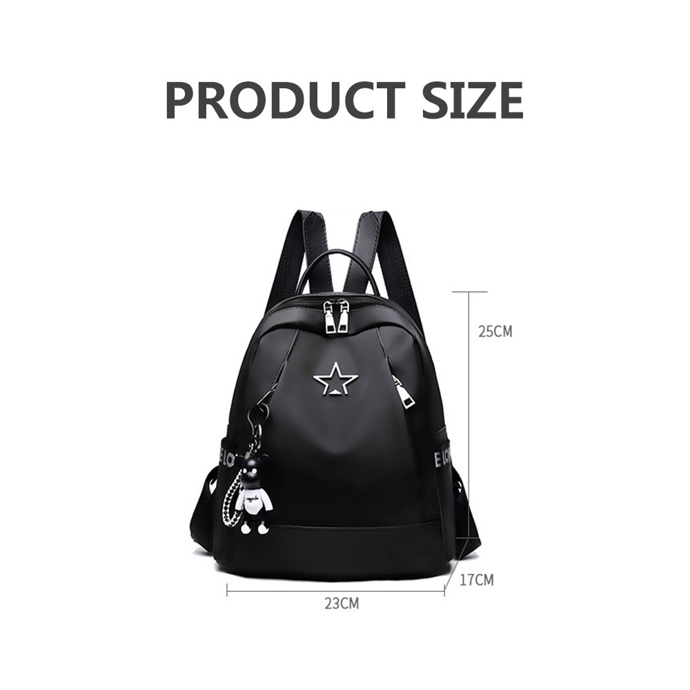 Women's Backpack PU Leather Travel Shoulder Bag Mini Shoulder Bag Girl Multifunctional Small School Backpack For Women