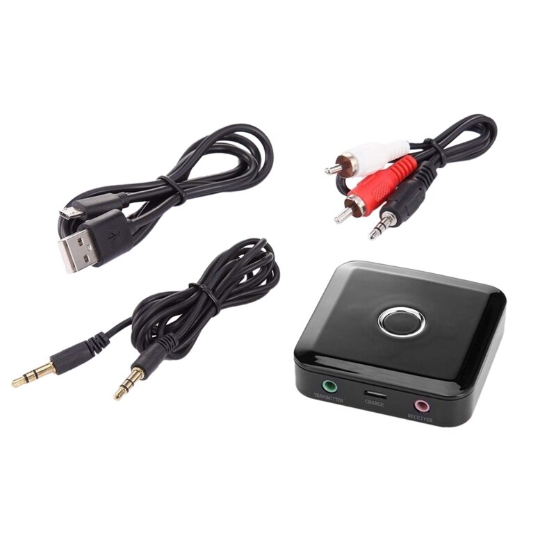 2 in 1 Bluetooth Transmitter Receiver,Wireless Audio Transmitter Receiver Integrated Machine Suitable for Tv,Computer