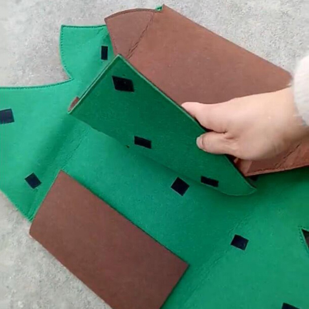 DIY Felt Christmas Tree Kids Xmas for Christmas Decorations (Green)