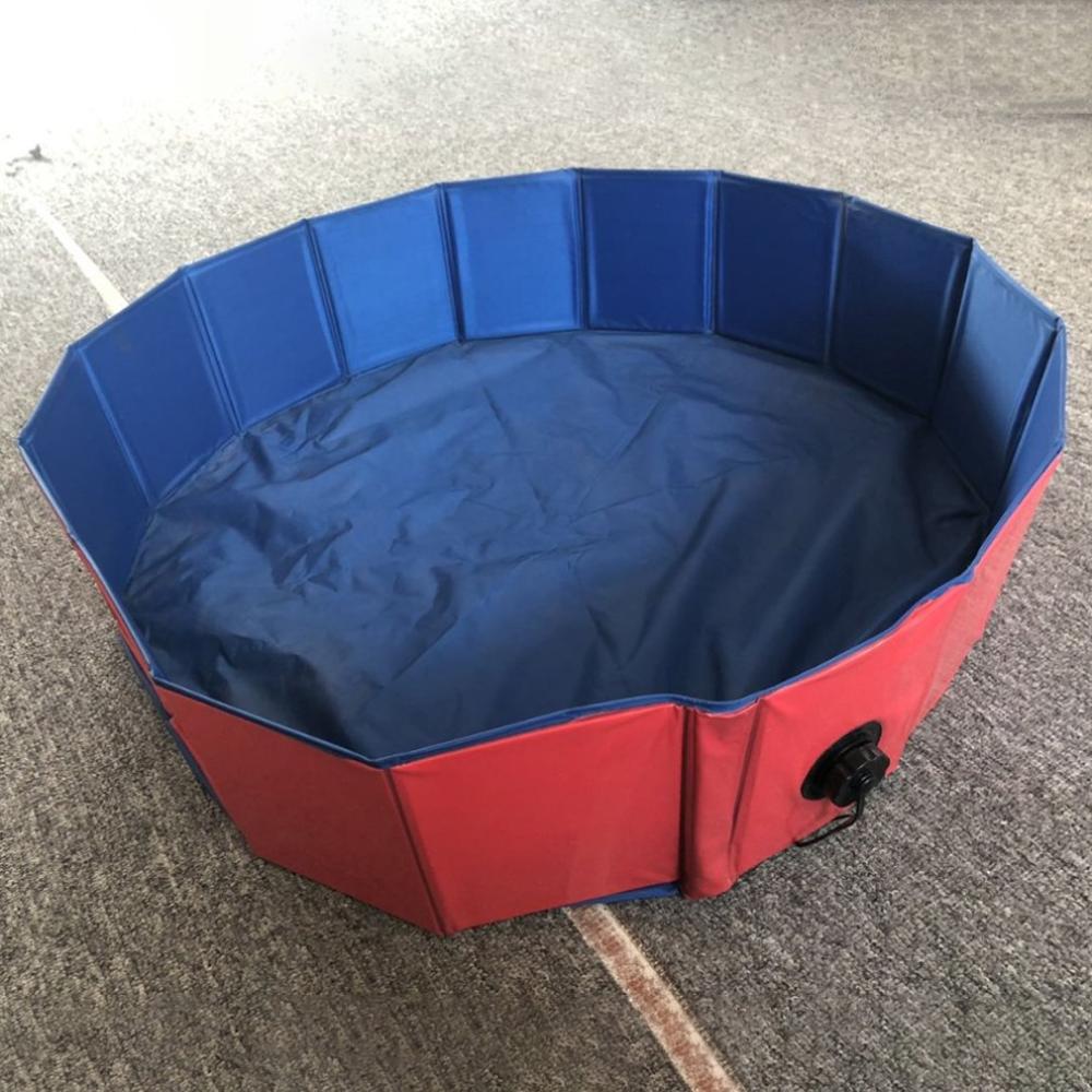 4 Sizes Pet Dog Swimming Pool Foldable PVC Thickened Dog Pool Summer Pet Washing Pond Dog Pet Bathtub Easy to Drainage