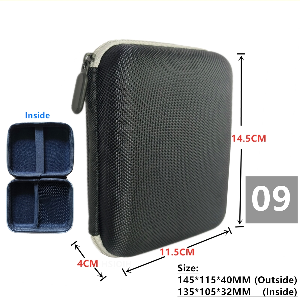 Digital Multimeter Bag Tool Storage Bags for Electronic Accessories Shockproof Bag EVA Box Case Earphone Data Cable Storage Bag