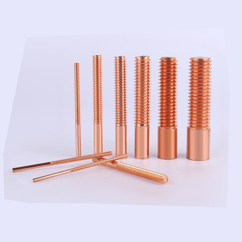 Elettrodi di maschiatura in rame M12 * 35*55 per elettroerosione a scintilla senza foro, elettrodo per filettatura, parti di macchine per elettroerosione