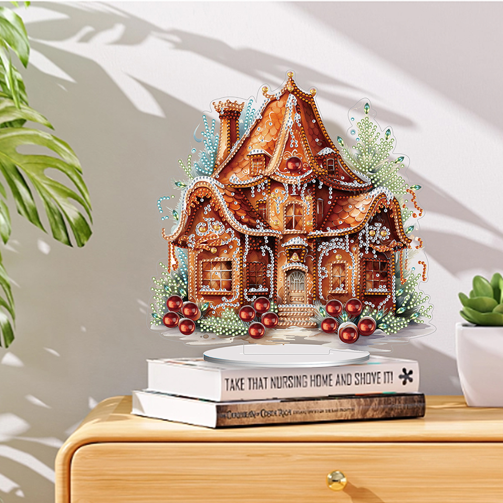 Special Shape Desktop Diamond Painting Ornament Christmas Table Top Diamond Painting Decor for Home Office Decor