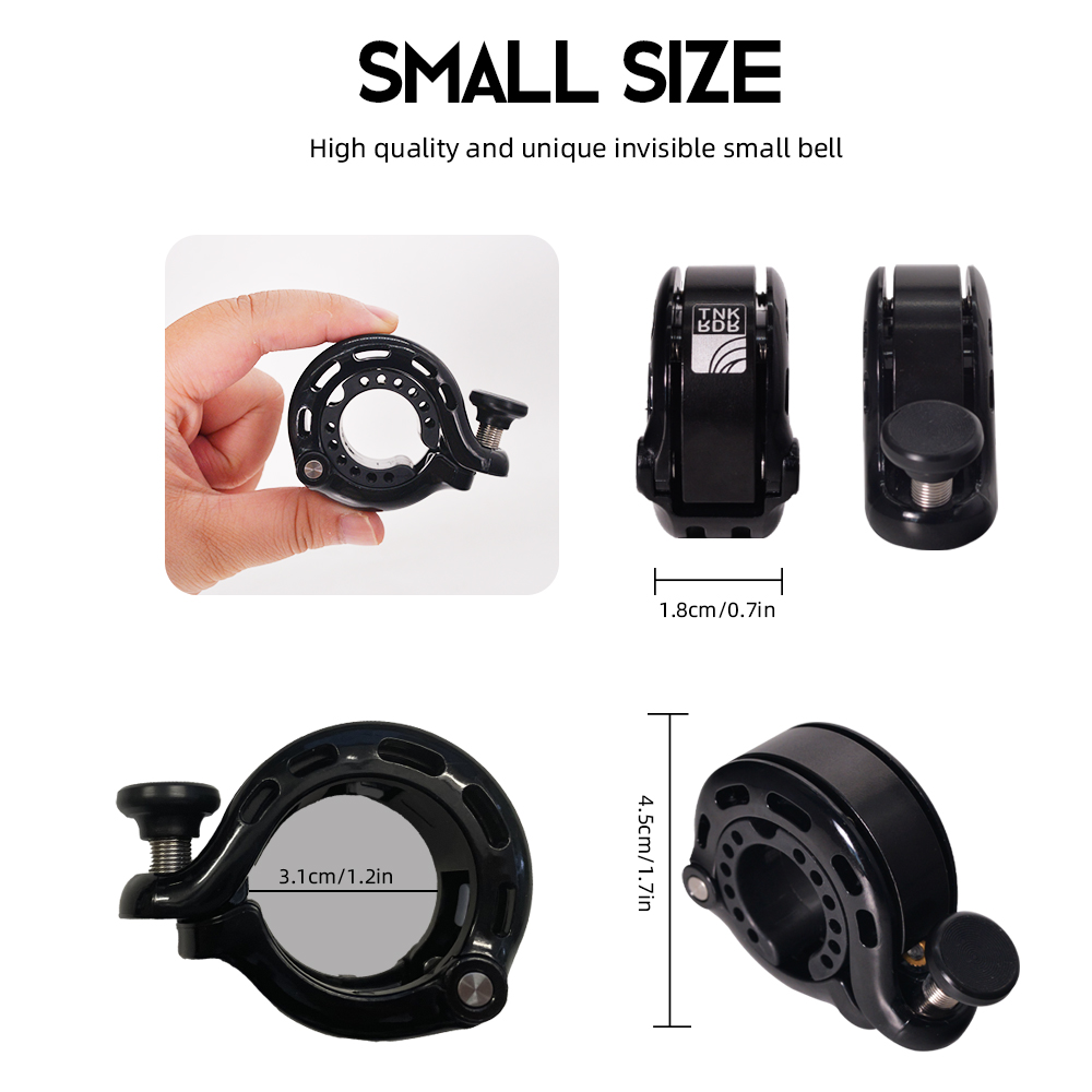 ThinkRider Bicycle Bell Invisible Cycling Safety Signal Warning Sound Loud and Clear Ringtone Horn MTB bike Accessories