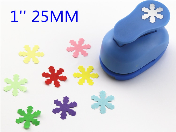freeship 25mm snowflake paper cutter craft perfurador cutter scrapbooking paper punch for kids furador diy puncher R340