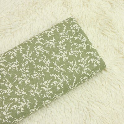 Demi-mètre 100% coton toile tissu grossier avec impression Europe du nord, fait à la main bricolage sac canapé oreiller tissu à coudre T620