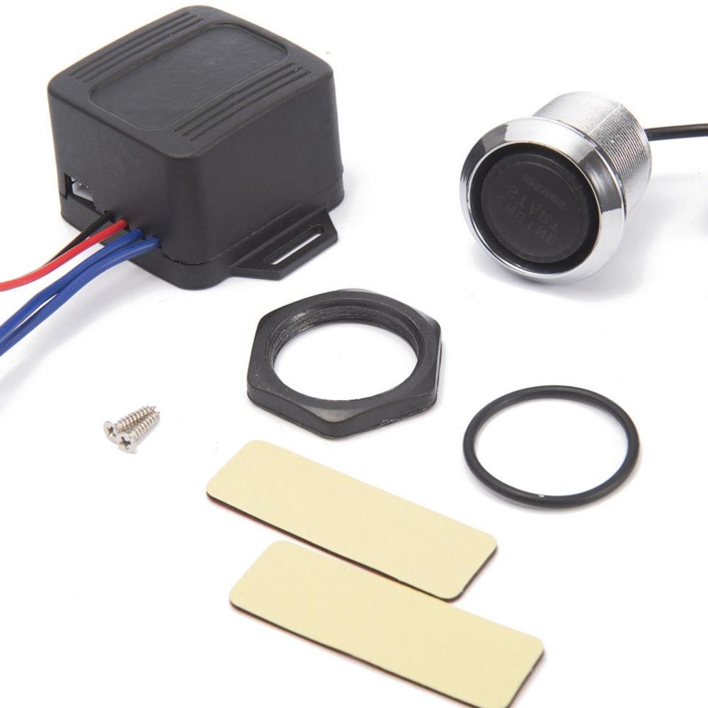 1 PC 12V Car Engine Start Button Ignition Switch Starter Kit Ignition Start Button Car Engine Start Push Button Ignition Starter