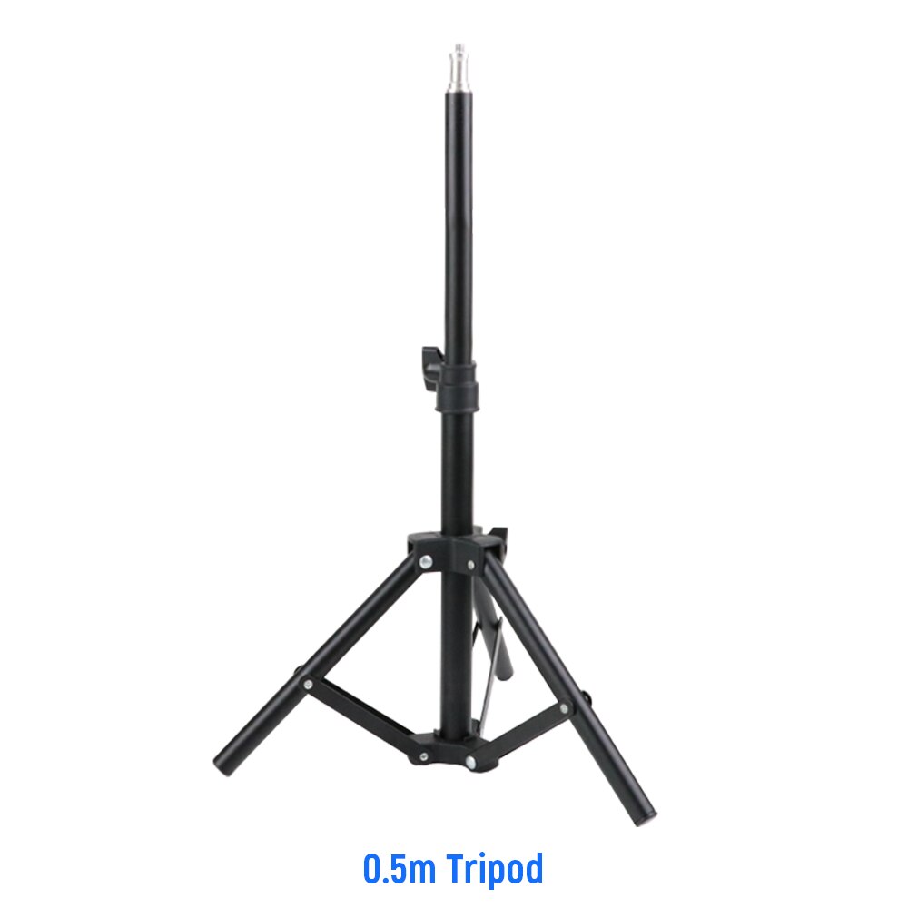 Dimbare Rgb Fotografische Verlichting Stok Oplaadbare Rgb Led Light Wand Voor Foto Studio 2500K-8500K Handheld Lamp 10 Modi: Only 0.5m Tripod