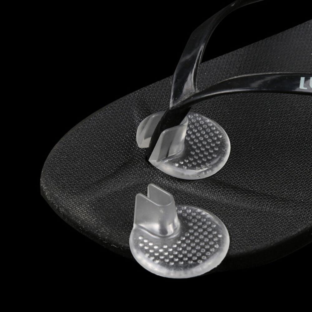 Silikon snu gel puter pute tå beskyttere antiskli gjennomsiktig forfot sko pads innerså pute til snu flopper sandaler