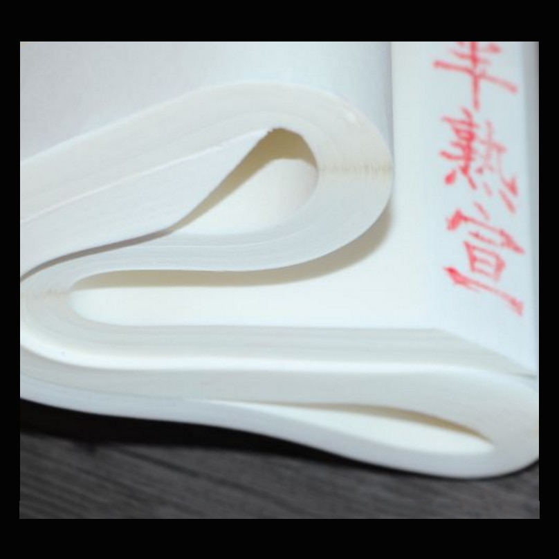 10 ark / pakke hvid rispapirrulle kinesisk til maling af kalligrafipapir til maling af kunstpapirforsyninger
