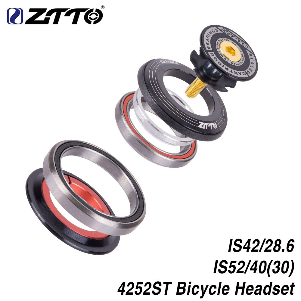 Ztto 42 52mm lejer mtb cykel forgaffel koniske rør gaffel lejer hoved sæt cykel tilbehør reparation: Default Title