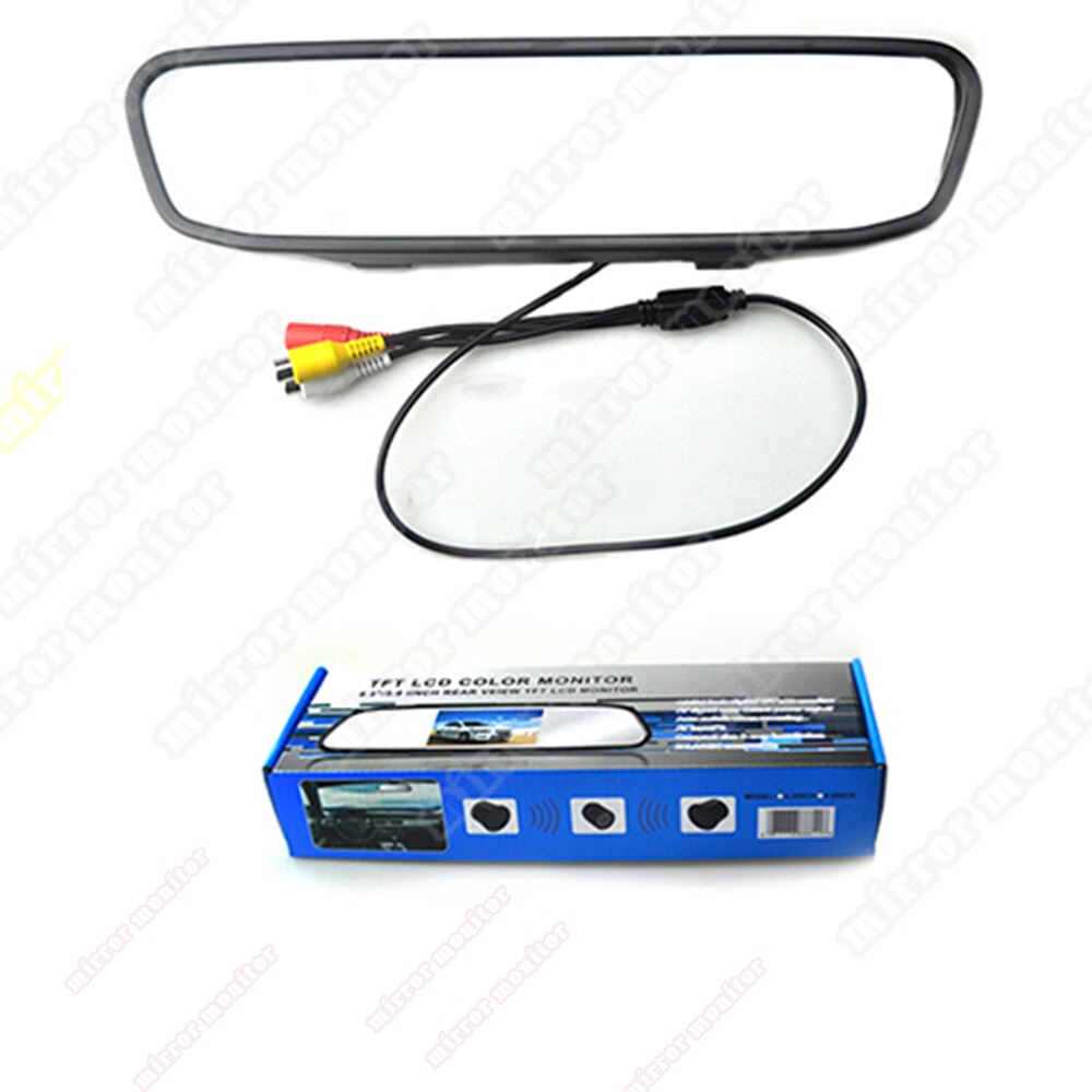Hd 4.3 Inch Tft Lcd Car Achteruitkijkspiegel Monitor Auto Reverse Monitor Screen 16:9 Kleur