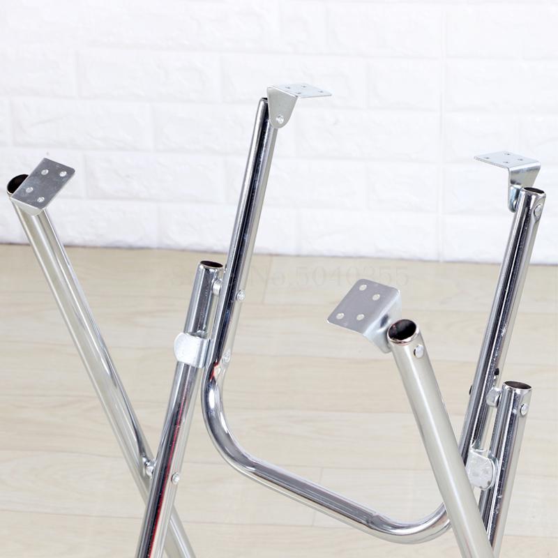 Table stand Shrinking table shelf Stainless steel folding table stand multi-size optional iron frame shrinking iron frame