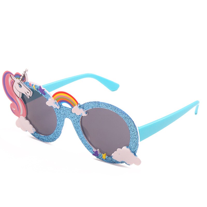 Gafas de unicornio azul y rosa, accesorios de fotografía de novia para ser, decoración de de unicornio arcoíris, gafas para de cumpleaños, fotomatón