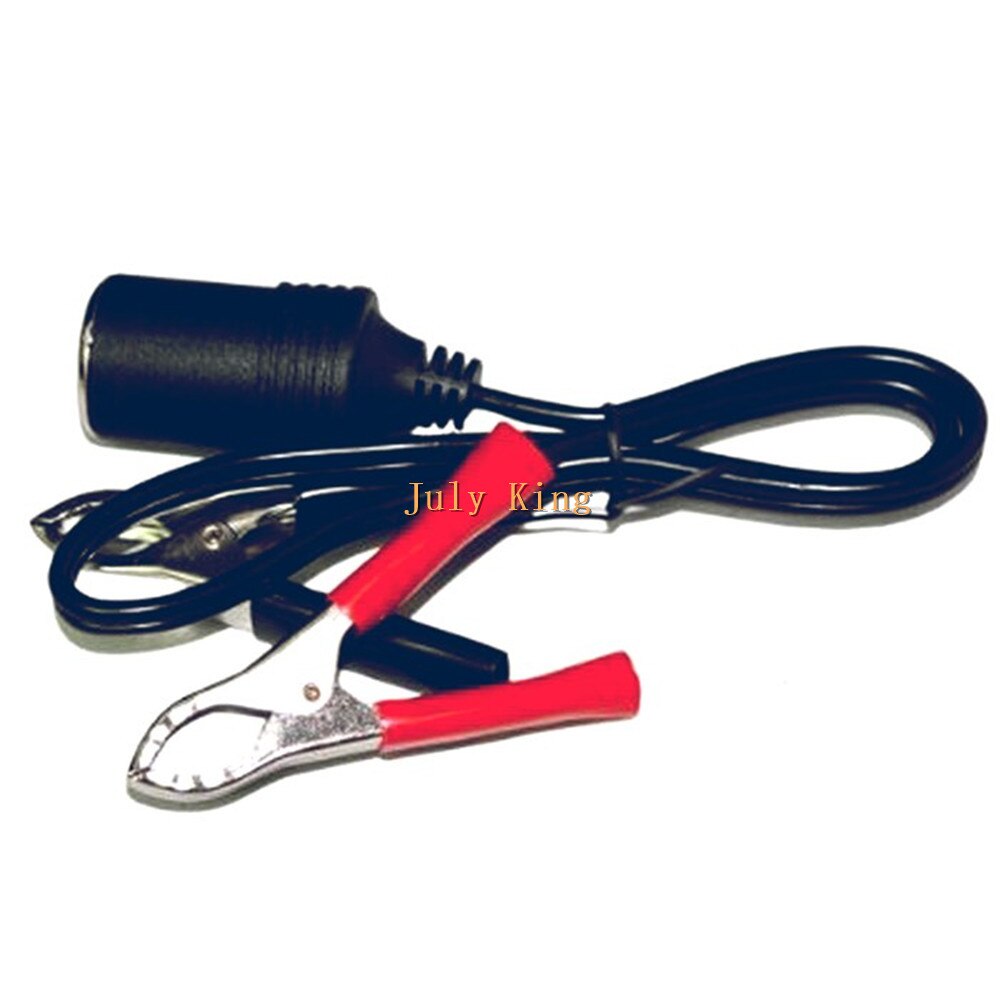 50cm Car Battery Dual Connection Clip, Battery Double Clamp Extension Power Line, Overload Current 15A / Overload Voltage 12V