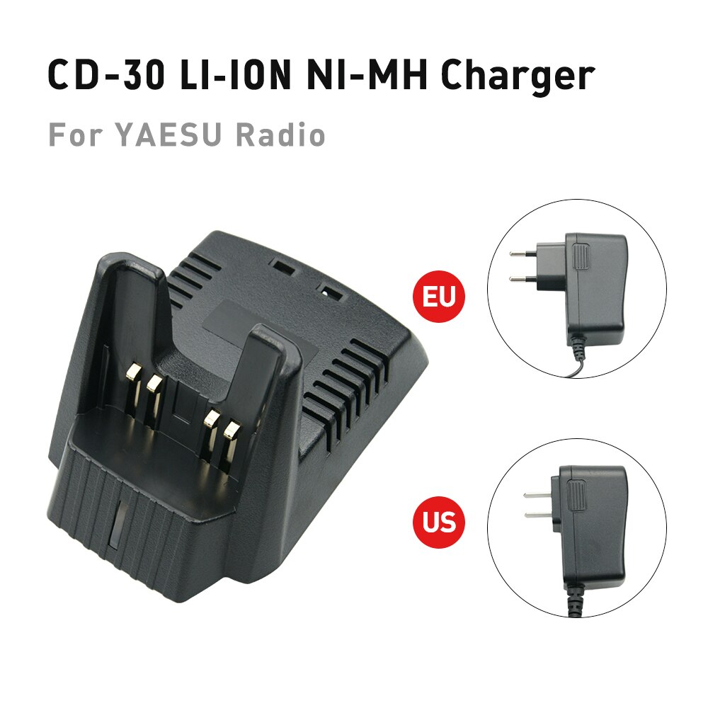 FNB-V67LI Li-ion Battery Charger VAC-10 For YAESU VERTEX VX-160 VX-168 VXA-210 VX-150 FT-60R Two Way Radio Charger Base CD-30