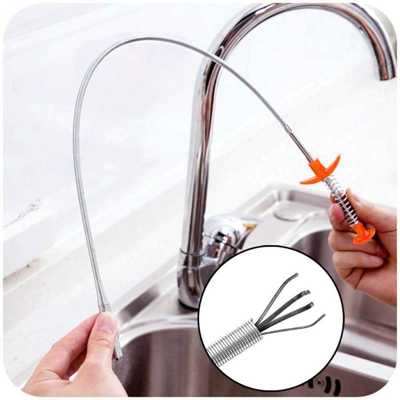 Keuken Gadgets Sink Lente Pijp Baggeren Gereedschappen Afvoer Slang Ontstopper Riool Cleaning Tools Pipe Cleaner Voor Keuken Benodigdheden