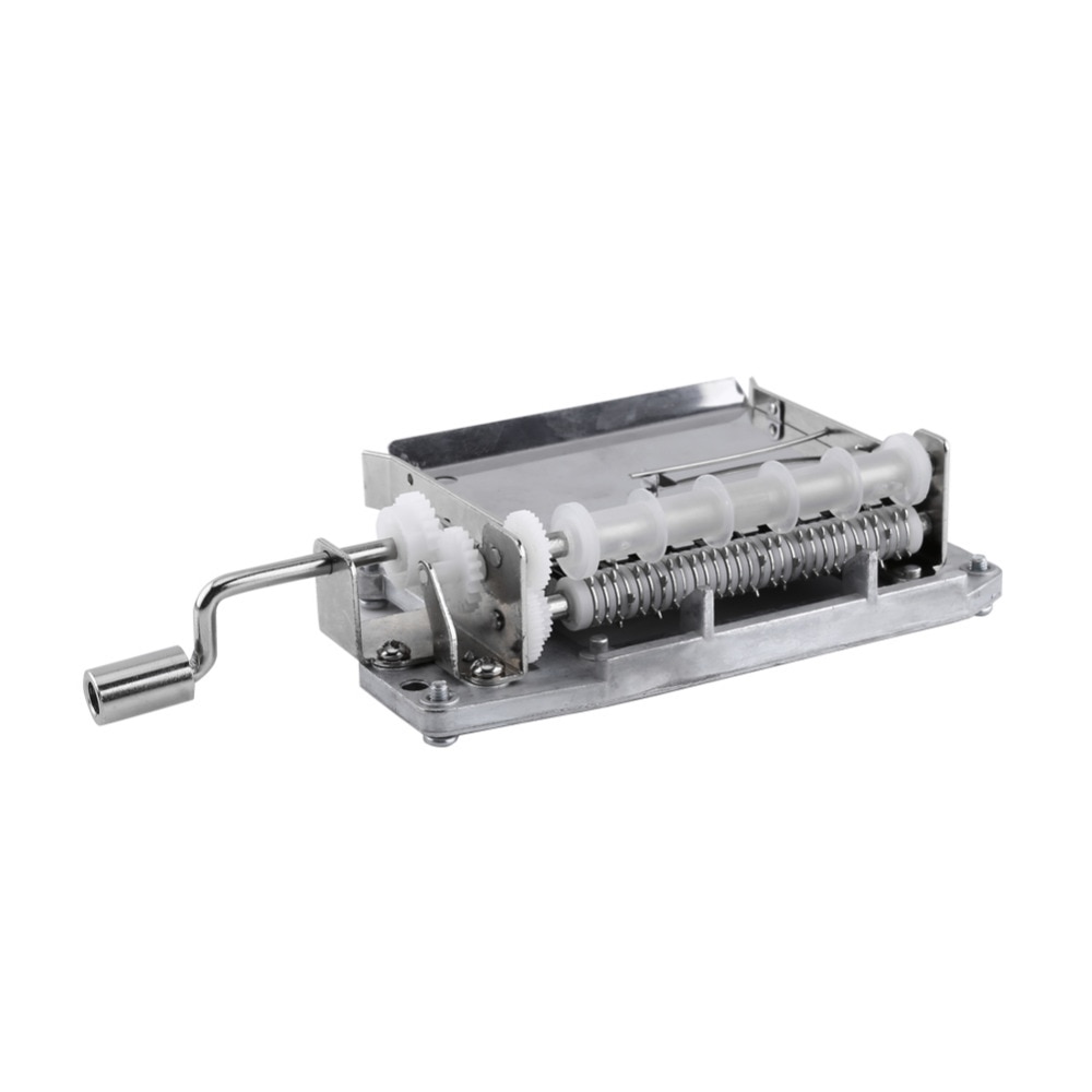 30 Note Mechanical Musical Box Tape Hand Crank Music Box Movement Part + Puncher With 3 Strips DIY Songs Perfect Set