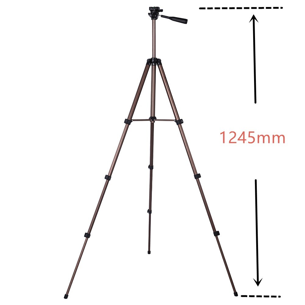 Profesional Metalen Camera Statief Voor Canon Nikon Sony Dslr Camera Camcorder Portable Statief Telefoon Camera Max 120Cm
