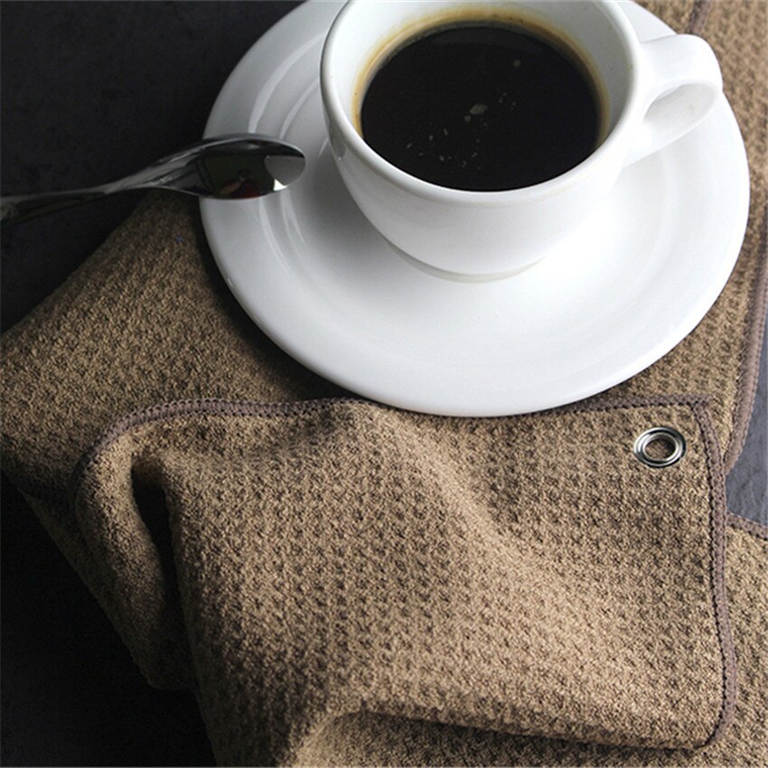 Superfin fiber kaffe leie håndkle høyfiber bar rengjøringsklut kafe kamp absorberende kaffemaskin bar kjøkkenhåndkle