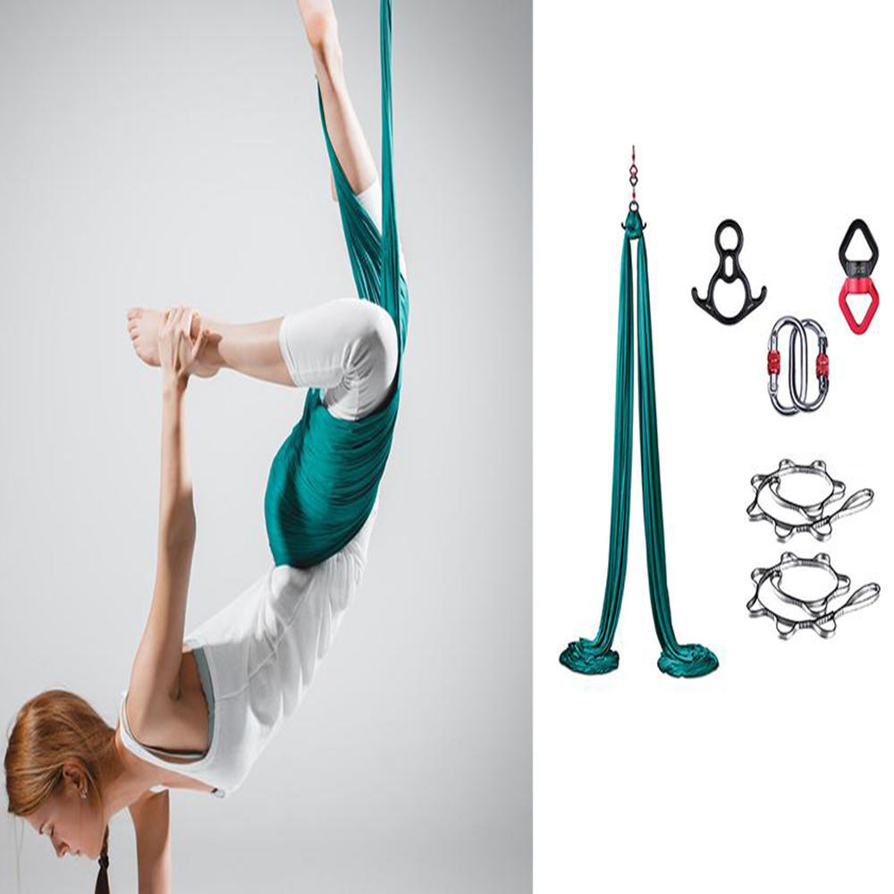 Hardware for Aerial Dance Set Aerial Silk Swivel Climbing Yoga Accessories Fly Aerial Silks and Hammock Swing Accessories Set