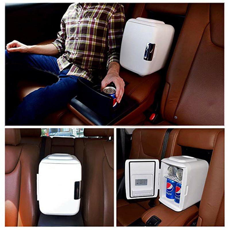 4L Mini araba elektronik buzdolabı Ultra sessiz düşük gürültü soğutucular araba Mini buzdolapları dondurucu soğutma ısıtma kutusu