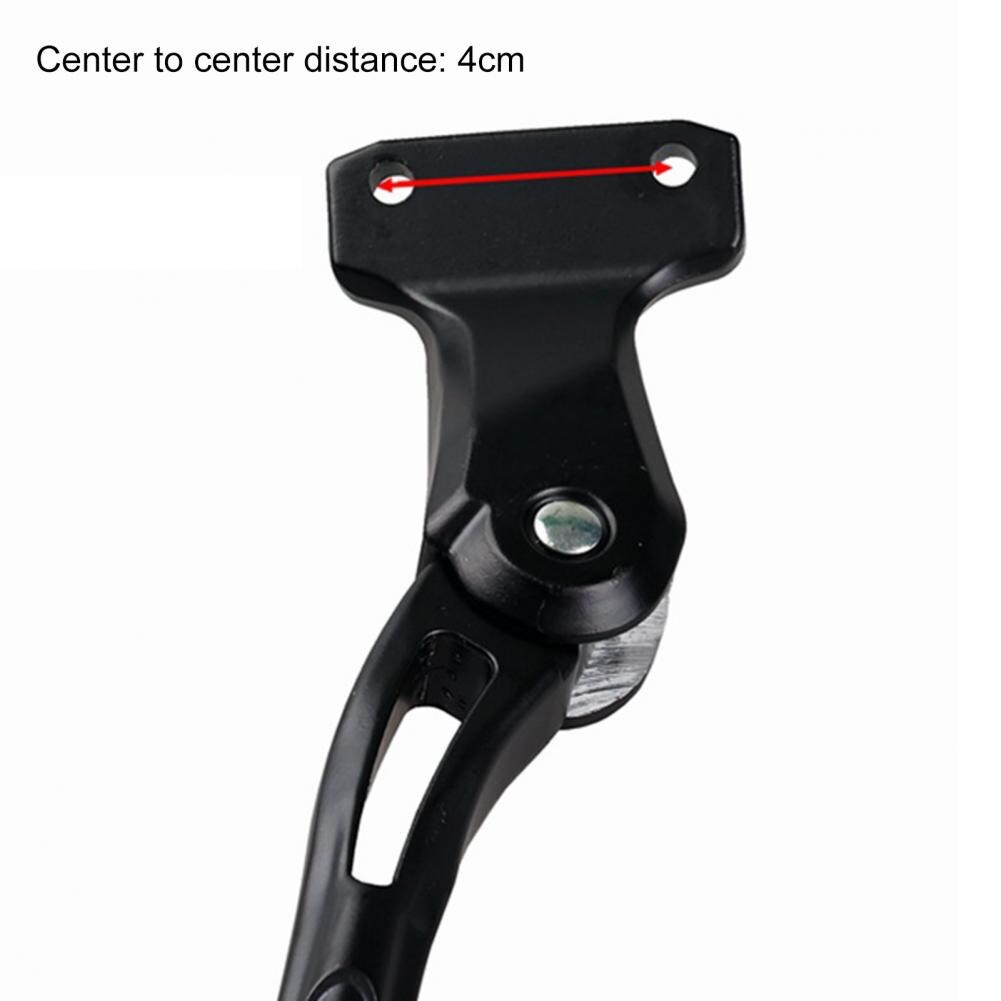 Solid Bike Side Stand High Strength Aluminum Alloy Adjustable Length Kick Stand Cycling Supplies