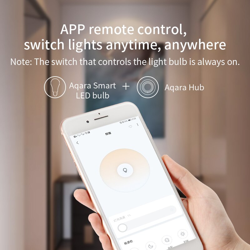 Xiaomi Aqara Hub Gateway Smart Gateway 3 RGB Led Night Light Wireless Zigbee Connect Remote Work With Apple Homekit App Control