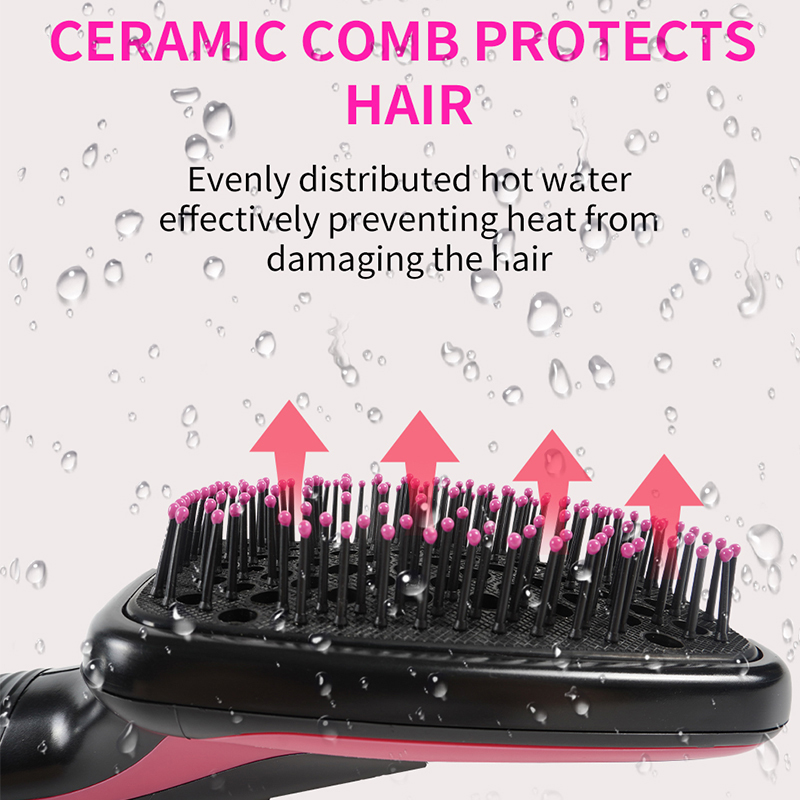 Electric Hair Dryer 3 In 1 Air Comb One Step Hair Dryer And Volumizer Blower Brush Straightening Hairbrush Styling Tool