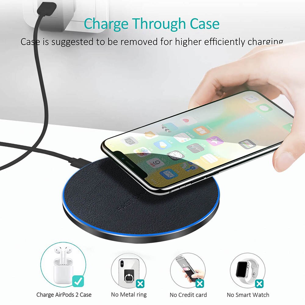 30W Fast Wireless Charger For Samsung S20 S10 S9 Note 10 20 Qi induction Charging Pad for iPhone 12 11 XS XR X 8 Airpods Pro